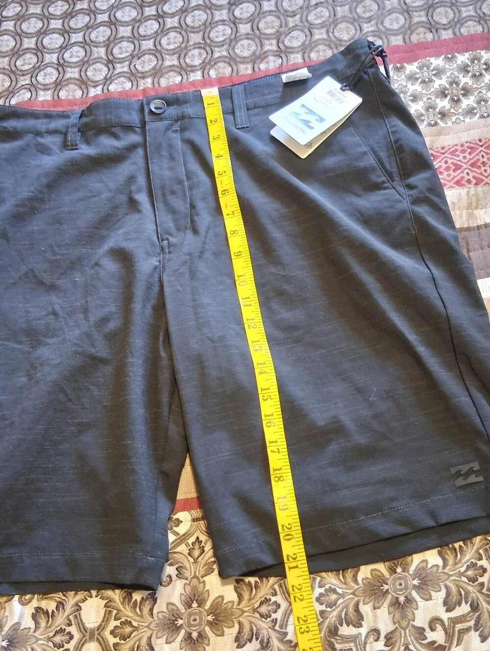 Billabong Men Short Crossfire Slub Submersible Sz40 Wather Repellent Performance